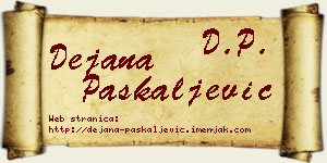 Dejana Paskaljević vizit kartica